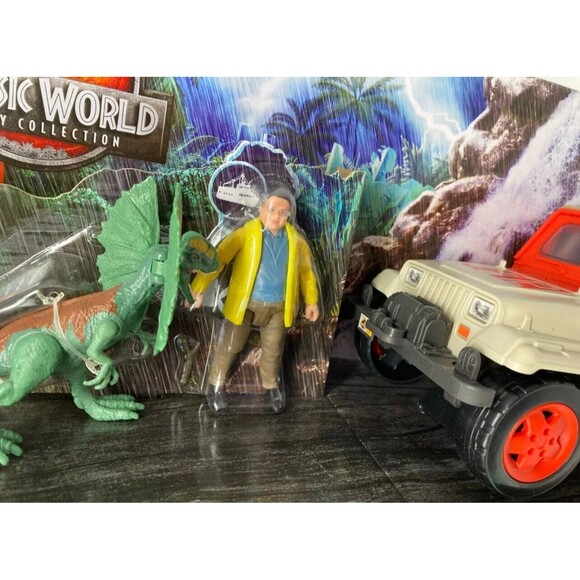 Jurassic World Legacy Collection Dennis Nedry Getaway Pack GWY59 Mattel 2020 - Picture 4 of 4